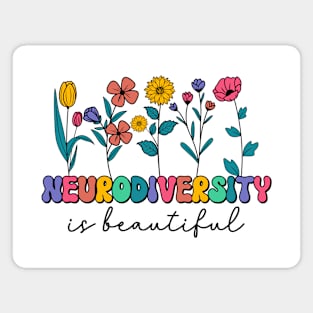 Neurodiversity is beautiful Autism Awareness Magnet